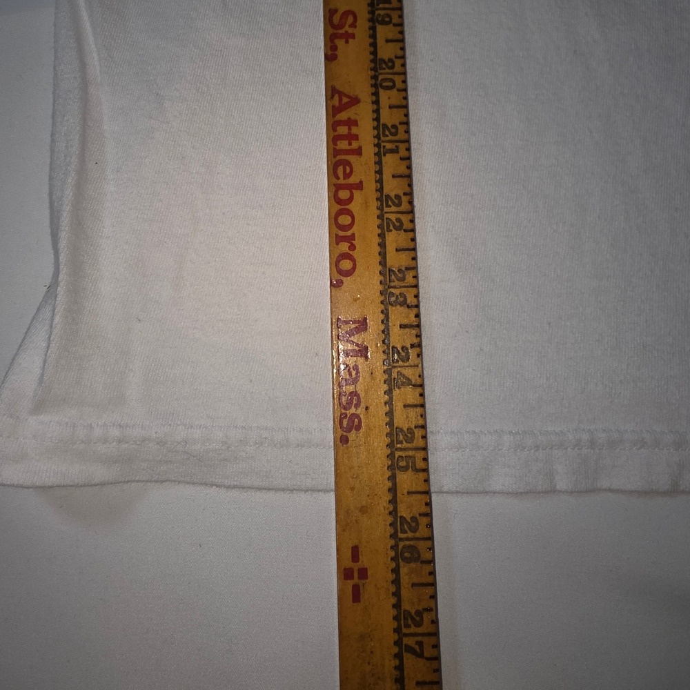 Anvil Maine Lighthouse Embroidered White T-Shirt XL Coastal Nautical Tee - Picture 5 of 7